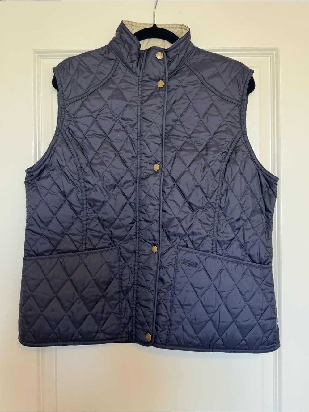 Barbour Women’s Quilted Sleeveless Vest - Navy